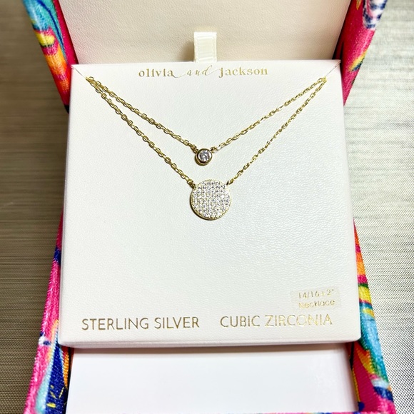 Olivia & Jackson BRAND NEW gold toned adjustable necklace 🤩 Box included🎁 - Picture 1 of 5